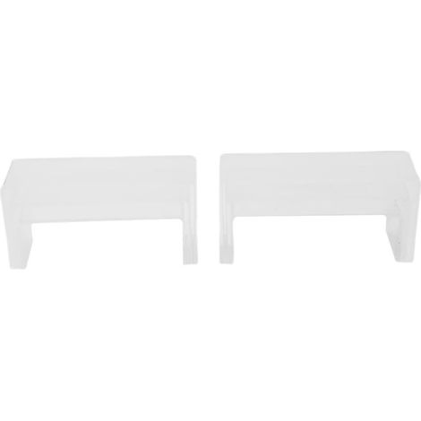 6 Socles Acrylique Transparents pour Vitrine Rectangulaire (1/5)