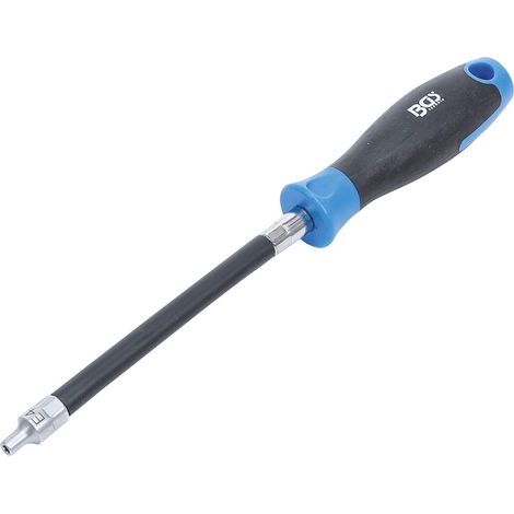 Tournevis flexible avec poignée ronde profil E4 longueur de lame 150 mm (1/4)
