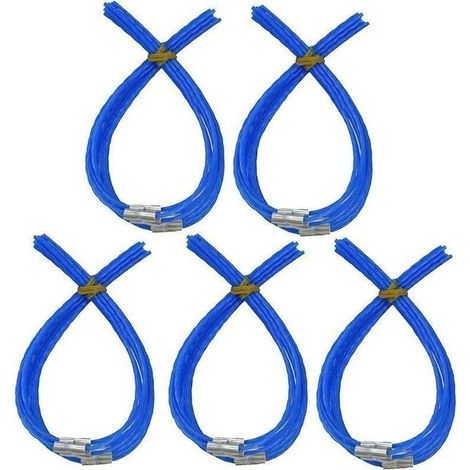 50-piece trimmer line set for Bosch F016800182 - Accessory for ART 30 Combitrim (30cm) grass trimmer - Blue