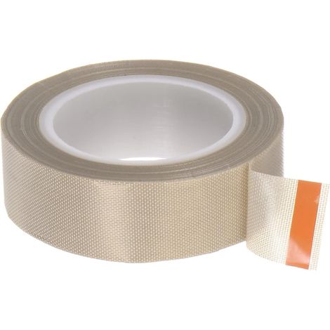 Rouleau de ruban adhésif PTFE haute température Sourcing Map Fabric 0,75 po x 33 pi, épaisseur 0,13