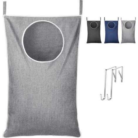 Cesto portabiancheria sospeso - Design salvaspazio - 57 x 92 cm (1/5)