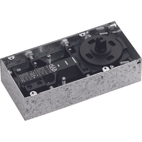 Chiudiporta a pavimento serie mab 7100 - con blocco a 90° (me71610s0)