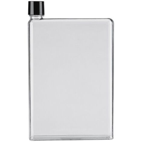 le jus portatif transparent en plastique de bouteilles d'eau minces plates de preuve de la fuite 750ml tasse incolore (1/5)