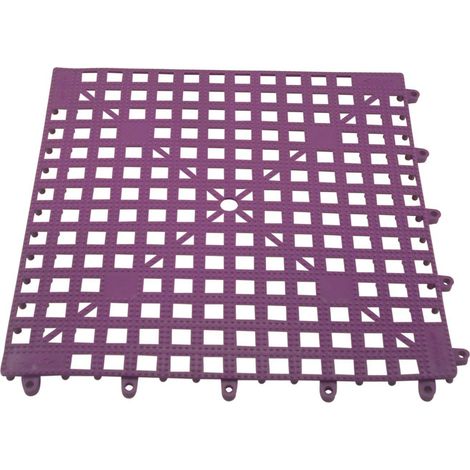 The bars poggia bicchiere cm 32x32 viola, modulare in plastica (1/2)