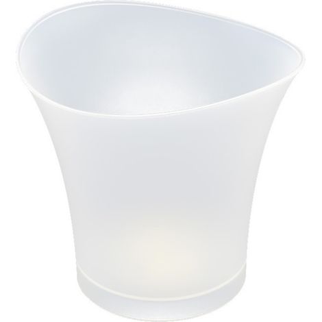 Eisbehälter, LED-Eiskübel, leuchtende Eisbehälter, Champagnerkübel für Cocktails, Bier und Erfrischungsgetränke – Blaues Licht (1/5)