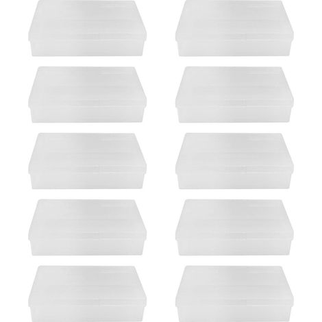 Boîte de rangement pour 10 cartes à jouer, boîte à cartes à collectionner, organiseur de cartes, boîte à cartes transparente, boîte de rangement en plastique, boîte de rangement pour cartes de jeu, PA (1/5)