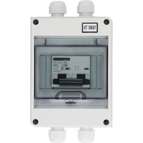 Disjoncteur 2P Disjoncteur Miniature Cc Interrupteur de Déconnexion 80A DC1000V Montage sur Rail DIN pour Grille de Panneau Solaire Photovoltaïque (1/5)