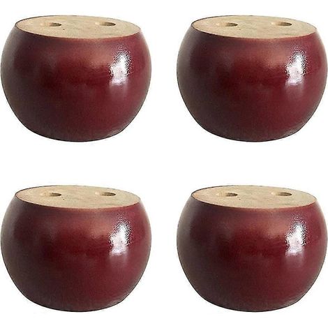 Pieds de meubles coniques en bois de 5 cm (2 pouces), pieds de meubles ronds en bois, adaptés aux canapés ronds et autres meubles, cadeaux. (1/5)