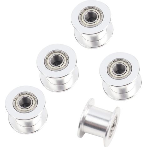 Zahnriemenscheibe, 5 Stück hochwertige Riemenscheibe, robuste 20-Zahn-Umlenkrolle für 10 mm breite 3D-Drucker - Crezuo