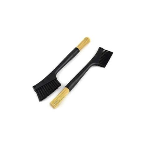 Set di 2 spazzole per la pulizia del macinacaffè doppio Aquaforge, accessori rimovibili (1/4)
