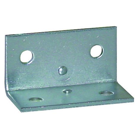 Equerre de fixation renforcée 40X21.5 Epaisseur 1.5 Acier zingué - 1 pièce (1/3)