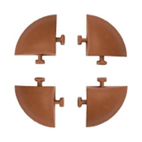 Bodenfliese artplast corner floor tile 5x5x2.5 cm 4 Stück