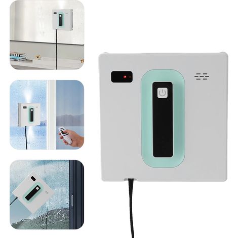 Nettoyeur de fenêtres automatique, puissance nominale de 72 W, tension nominale de 24 V, puissance d'aspiration de 2500 Pa, capacité du réservoir d'eau de 50 ml, surface de nettoyage de 30-50 m² (1/5)