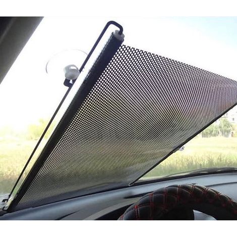 Lot de 2 stores occultants thermiques avec ventouses, protection solaire pour fenêtre et lucarne, sans perçage, stores portables pour chambre, noir (1/5)