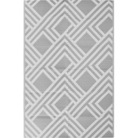 Outdoor Carpet ARAKIL Grey 190x290 cm PP vidaXL