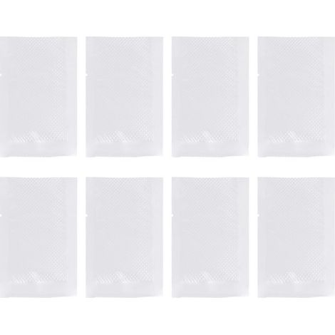 100 sacs d'emballage alimentaire sous vide pour la maison, pour la conservation des légumes et la protection de leur fraîcheur (transparents 7 x 10 cm)-10X7 CM-transparent