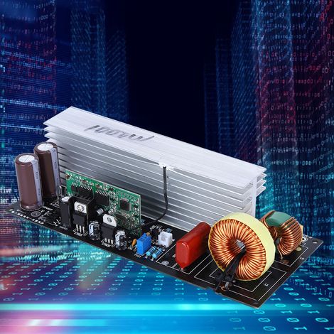 Plaque arrière électrique industrielle pour onduleur à onde sinusoïdale pure avec dissipateur thermique 1000W (1/5)