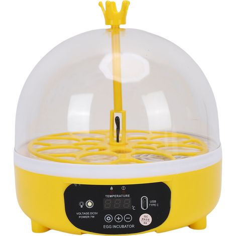 Mini-Eierbrutapparat mit automatischer, intelligenter Temperaturregelung für kleine Eier und Geflügelbrutmaschine für Zuhause (1/5)