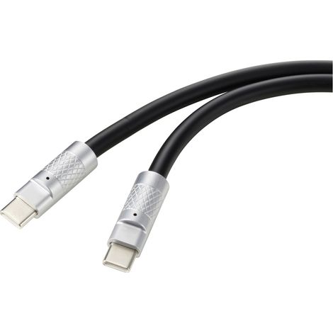 Renkforce Câble USB-C USB 2.0 USB-C® mâle, USB-C® mâle 1.00 m noir RF-6056872
