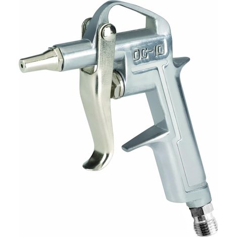 PISTOLA DE SOPLAR AIRE COMPRIMIDO PARA COMPRESOR HASTA 8 BARES, ALUMINIO (1/4)