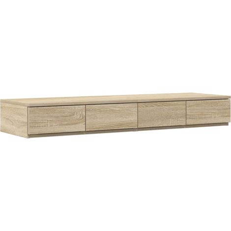 Maison Exclusive - Cajones de cama con cajón Roble Sonoma 120 x 3