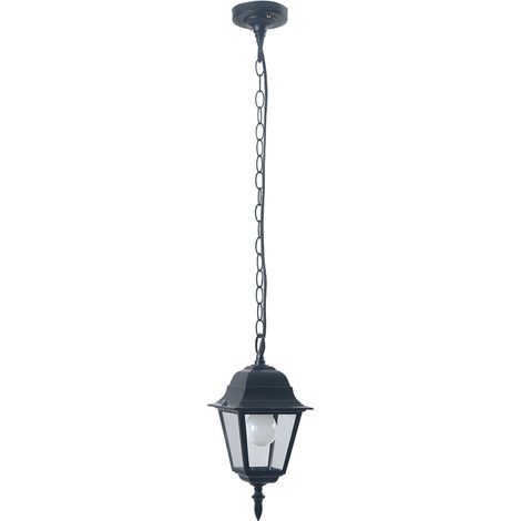FAROLA COLGANTE COLORADO NEGRO LUXFORM