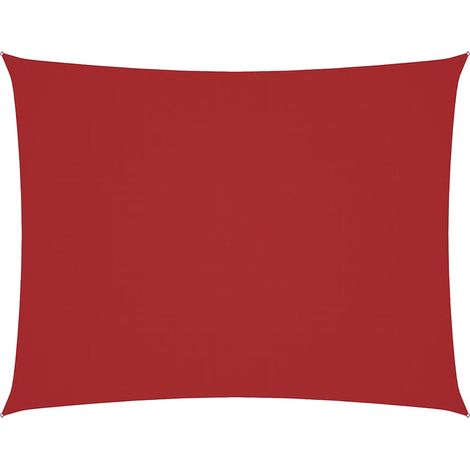 Maison Exclusive - Sonnensegel Oxford-Gewebe Rechteckig 4x6 m Rot
