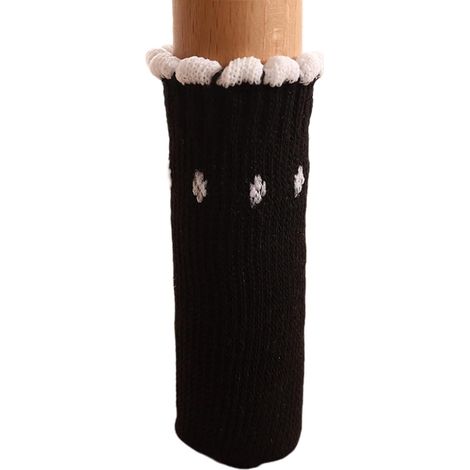 Protège-pieds de table silencieux, chaussettes tricotées multicolores (1/3)