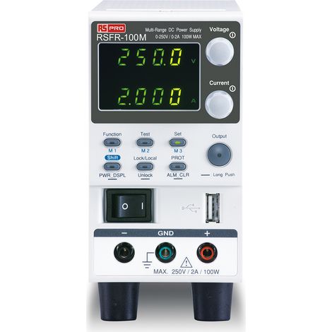 Alimentation de laboratoire, 0 250V, 2A, 1 sortie 100W ( Prix pour 1 ) (1/3)