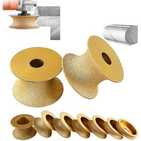 Meule diamantée Edge, meule diamantée manuelle à profil 3 pouces (45 mm) -- (1/5)