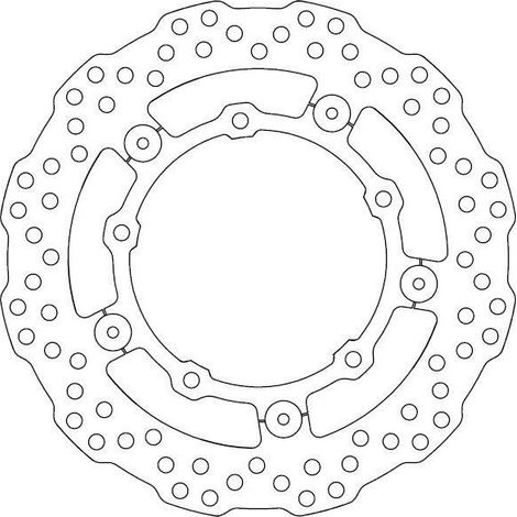 Disque de Frein Flottant compatible avec la marque YAMAHA - Homologué TÜV (1/2)
