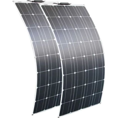 Panneau Solaire, Monocristallin, Design Flexible, Panneau solaire de 200w (1/2)