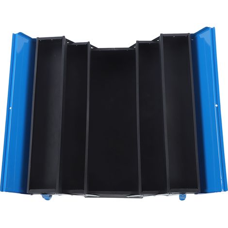 Coffre à outils portable grande capacité, boîte de rangement robuste pour bricolage, organisateur matériel avec espace spacieux, mallette à outils pour réparation et travaux. (1/5)