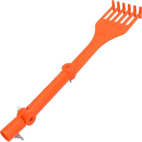 Gutter cleaning tool, multifunctional rake with rotating ABS handle for hard-to-reach roof areas, leaf removal (1/5)