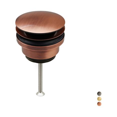 Piletta clic clac in ottone certificato nf  1"1/4 -RamataDH