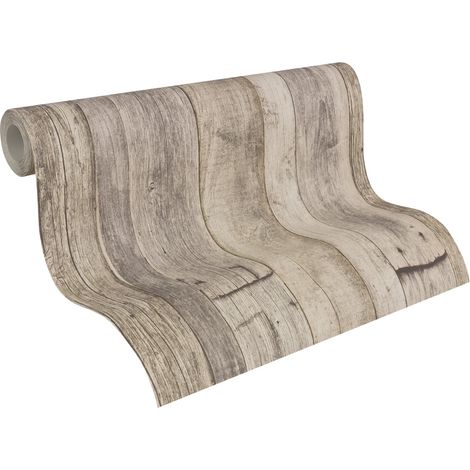 Tapete in Holzoptik Beige Vliestapete 959312 959312 (1/5)