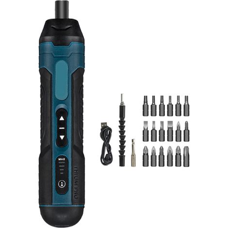 Irovami Jeu de tournevis multifonctionnels 200 tr/min avec embouts métalliques, kit d'outils de réparation, visseuse électrique 5 Nm max pour téléphones portables, ordinateurs et appareils électroména (1/5)
