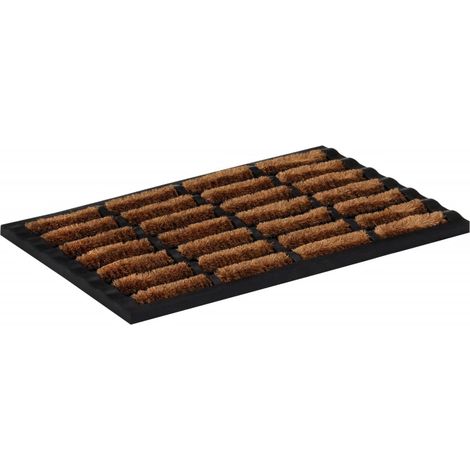 Maison Exclusive - Fußmatte Rechteckig 40x60 cm Gummi und Kokosfa (1/5)