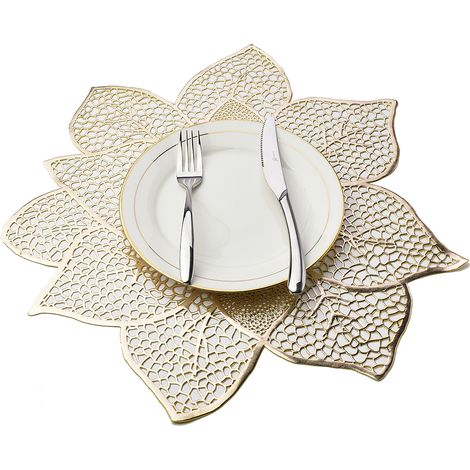 Bauhinia Tischset, dekoratives Tischset, geeignet für Familienessen (1/5)