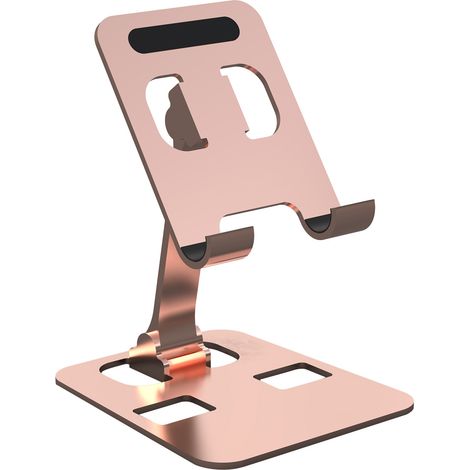 1 Support tablette, pliable, angle réglable, silicone antidérapant, renfort métal, bureau maison (1/5)