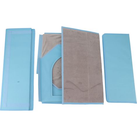 Niche extérieure intérieure pliable imperméable pour chien chat bleu, maison pour petits moyens chiens chats (1/5)