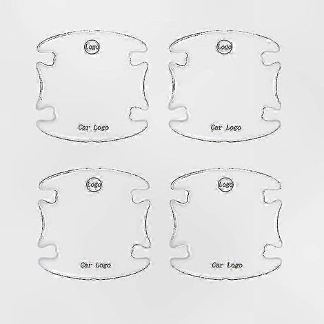 Protège-portière adhésif anti-rayures pour voiture, film de protection poignée de porte, autocollant résistant aux chocs, kit de couverture invisible, protection carrosserie auto, pose facile. (1/5)