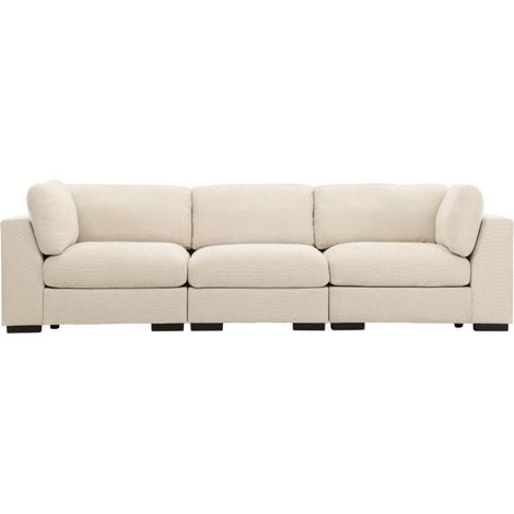 Salerno Sofa 3-Sitzer beige.