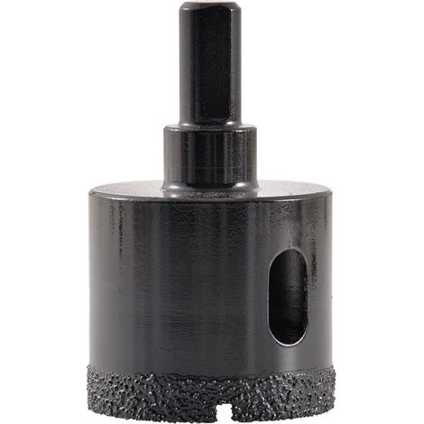 Foret diamanté pour scie cloche à noyau brasé 40 mm, coupe-trou creux pour verre, porcelaine, carrelage, marbre, céramique, granit