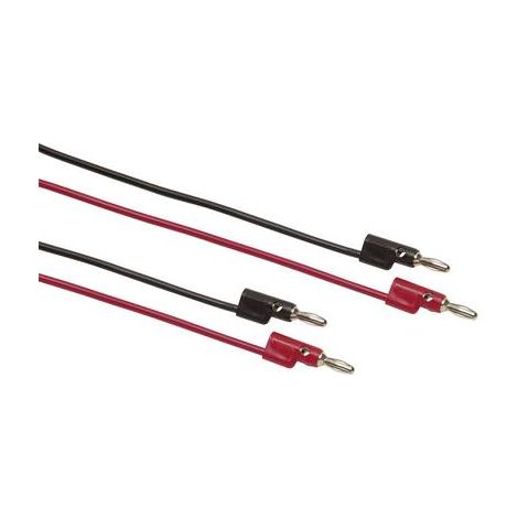 Fluke TL930 Set de cordons de mesure banane mâle 4 mm banane mâle 4 mm 0.60 m rouge, noir 1 pc(s) Y454481 (1/2)