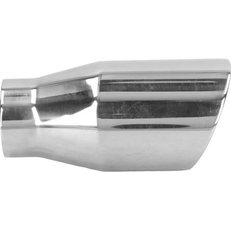 Embout échappement auto 51mm entrée 76mm sortie acier inox 304 poli miroir universel véhicules (1/5)