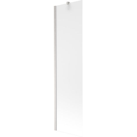 Mexen Next Badewannenabtrennung 1-flügelig 50 x 150 cm, mattiert, gebürstetes Nickel - 895-050-000-00-30-97 (1/5)