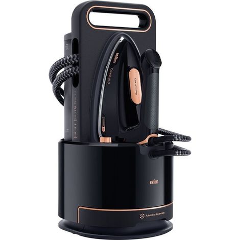 Braun IS9090BK Dampfbügeleisen Schwarz und Gold (1/5)