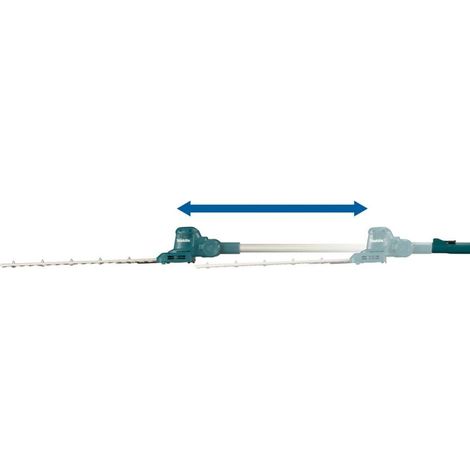 Makita – Taille-haie télescopique 46 cm 18V – Moteur Brushless – Technologie XPT – Pour branches jusqu'à 10 mm – DUN461WZ — vue 3