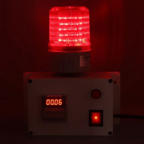 Sirène d'alarme industrielle, son Intelligent, lumière stroboscopique, retardement de synchronisation extérieur 110db, 5 touches avec oreilles de montage